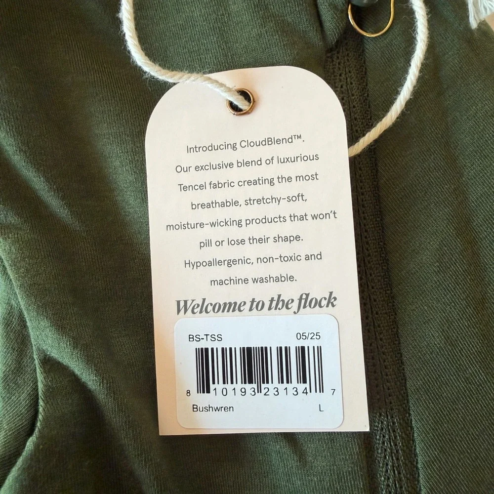 Wildbird CloudBlend Sleep Sack 1.0 TOG Bushwren Green Large Wearable Blanket NWT